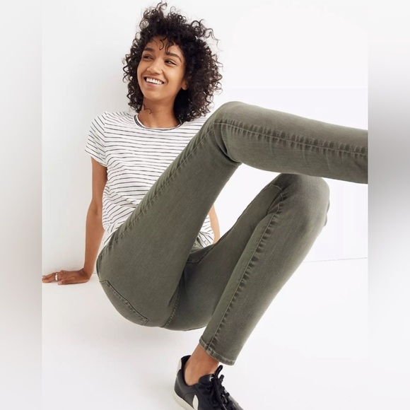 Madewell Olive High-Waisted Skinny Jeans sz 27 - Picture 4 of 6
